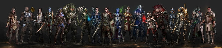 Mass Effect, Commander Shepard, EDI (Mass Effect), Garrus Vakarian, Grunt (Mass Effect), Jack (Mass Effect), Jacob Taylor, Javik (Mass Effect), Kasumi Goto, Legion (Mass Effect), Liara T'Soni, มิแรนดาลอว์สัน, มอร์ดินโซลัส, ซามารา (Mass Effect), Tali'Zorah, Thane Krios, Urdnot Wrex, Zaeed Massani, วอลล์เปเปอร์ HD