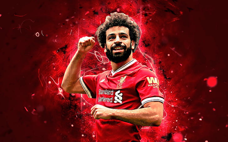 Fotboll, Mohamed Salah, egyptiska, Liverpool F.C., HD tapet