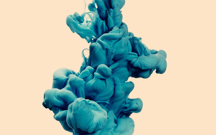 papel tapiz líquido verde azulado, líquido, Alberto Seveso, fondo simple, pintura en agua, arte digital, Fondo de pantalla HD