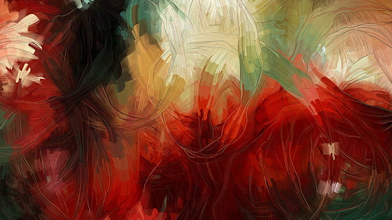 mehrfarbige abstrakte Malerei, abstrakt, bunt, HD-Hintergrundbild HD wallpaper
