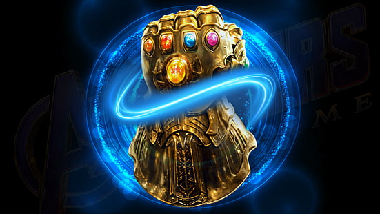 Infinity Gauntlet, Avengers Endgame, Marvel Cinematic Universe, HD тапет HD wallpaper