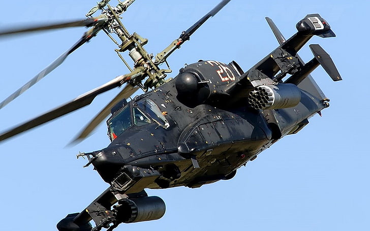 хеликоптери, камов ка-50, превозно средство, военен самолет, военен, HD тапет