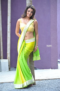 atriz saree kajal agarwal meninas indianas 1400x2104 pessoas atrizes arte HD, atriz, saree, HD papel de parede HD wallpaper
