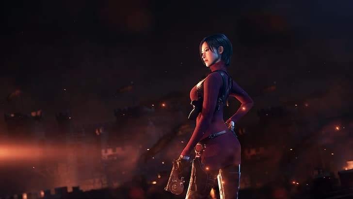 Resident Evil، Ada Wong، Resident Evil 4 طبعة جديدة، ألعاب الفيديو، خلفية HD