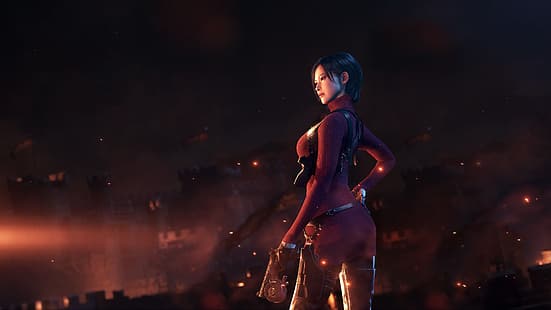 Resident Evil، Ada Wong، Resident Evil 4 طبعة جديدة، ألعاب الفيديو، خلفية HD HD wallpaper
