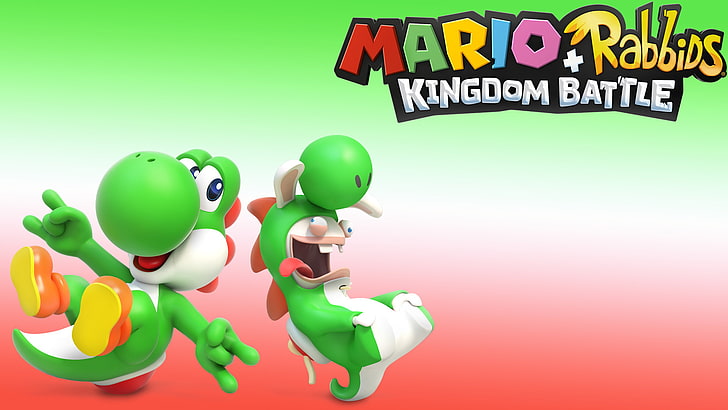 Video Game, Mario + Rabbids Kingdom Battle, Raving Rabbids, Yoshi, HD wallpaper