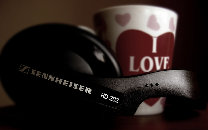musik, headphone, sennheiser, HD202, Wallpaper HD