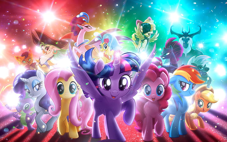 My Little Pony The Movie 4K, Movie, Little, The, Pony, HD wallpaper