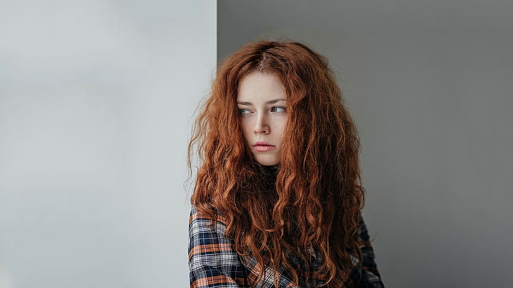 redhead, photography, women, HD wallpaper