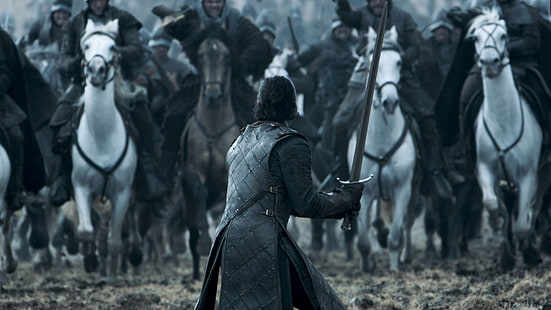 برنامج تلفزيوني ، Game Of Thrones ، جون سنو ، كيت هارينغتون، خلفية HD HD wallpaper