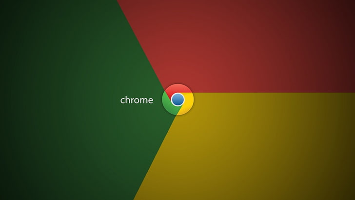جوجل كروم ، متصفح ، إنترنت ، شعار ، أخضر ، أحمر ، أصفر، خلفية HD