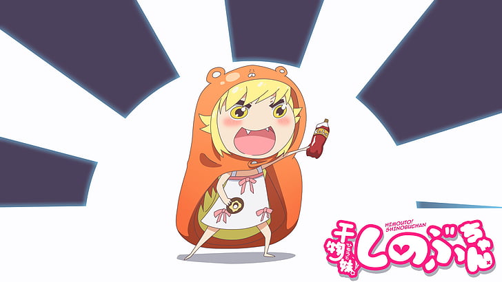 Anime, Crossover, Shinobu Oshino, Umaru Doma, HD-Hintergrundbild