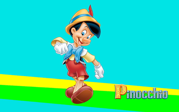 Pinocho Hero Cartoon of Walt Disney Desktop Hd Wallpapers para teléfonos móviles y computadoras 3840 × 2400, Fondo de pantalla HD