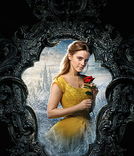 Emma Watson, Belle, 5K, Güzel ve Çirkin, HD masaüstü duvar kağıdı HD wallpaper