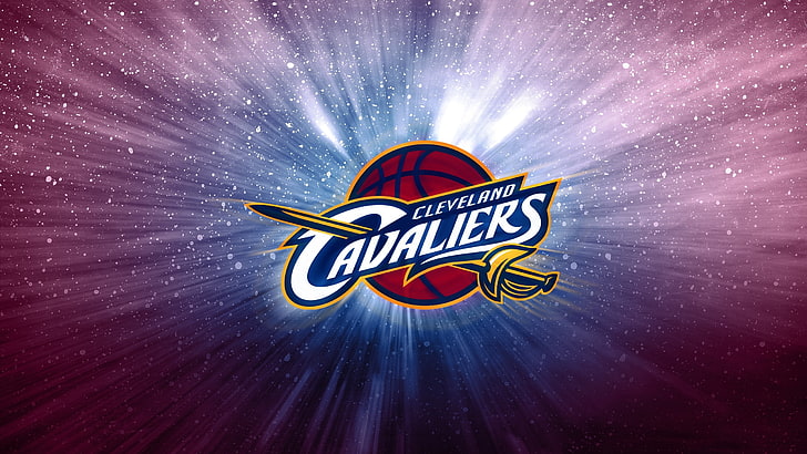 Лого на Cleveland Cavaliers, баскетбол, фон, лого, NBA, Кливланд, The Cavaliers, Cleveland Cavalier, HD тапет