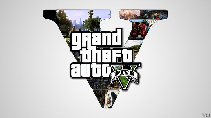 Иллюстрация Grand Theft Auto Five, GTA, Grand Theft Auto V, GTA 5, Rockstar North, Rockstar Games, HD обои