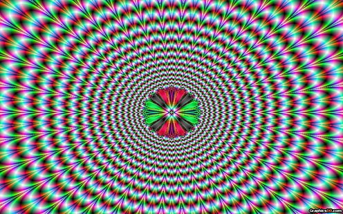 Abstract, Mind Teaser, Colorful, Optical Illusion, HD wallpaper HD wallpaper