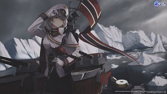 Anime, Anime Mädchen, Azur Lane, Hara Shotaro, Tirpitz (Azur Lane), HD-Hintergrundbild HD wallpaper