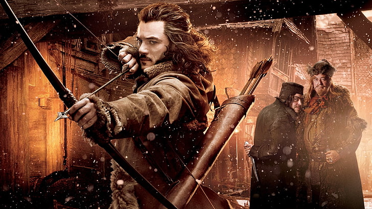 Der Hobbit 2-The Desolation of Smaug Film HD Wall .., The Hobbit Tapete, HD-Hintergrundbild