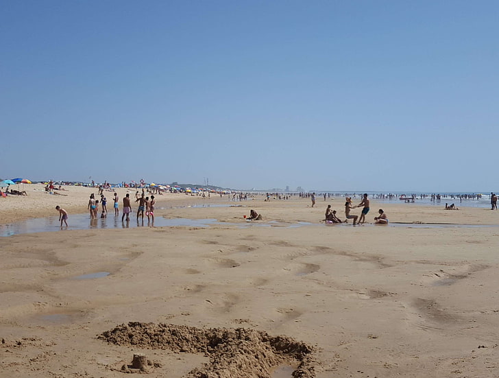 Algarve, playa, Fondo de pantalla HD