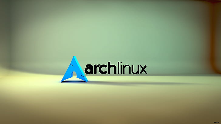 Linux, Arch Linux, Unix, sistema operativo, minimalismo, rendering, arch, Sfondo HD