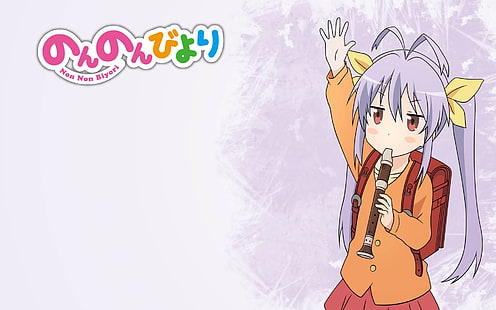 Anime, No No Biyori, Renge Miyauchi, Fondo de pantalla HD HD wallpaper