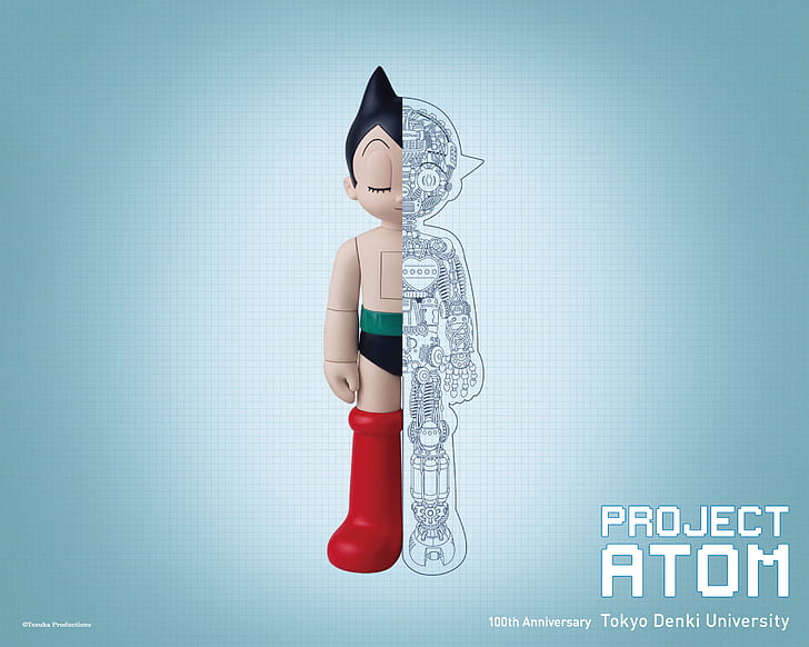 Аниме проект Atom Astro Boy HD, карикатура / комикс, аниме, момче, проект, атом, астро, HD тапет