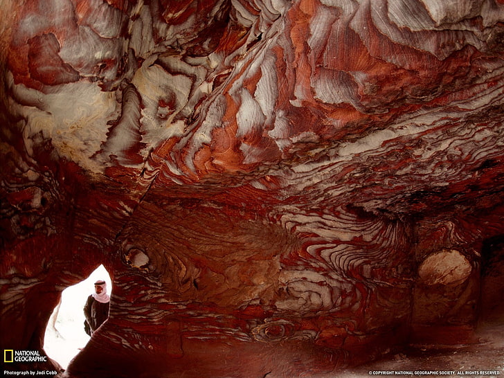 National Geographic, пещера, пещера, Близкия изток, HD тапет