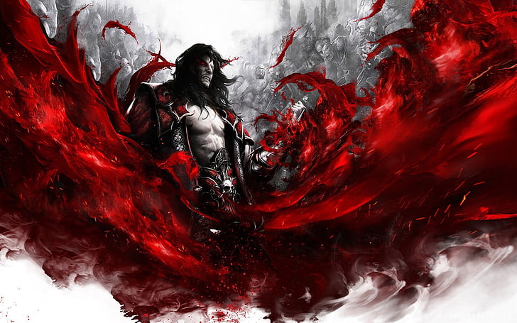 Castlevania: Lords of Shadow 2 video game, Dracula, Castlevania, blood, vampires, video games, Castlevania: Lords of Shadow 2, HD wallpaper