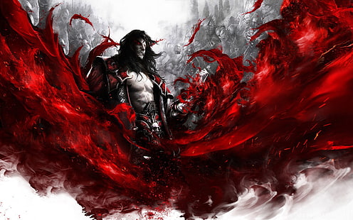 Castlevania: Lords of Shadow 2 видео игра, Дракула, Castlevania, кръв, вампири, видео игри, Castlevania: Lords of Shadow 2, HD тапет HD wallpaper