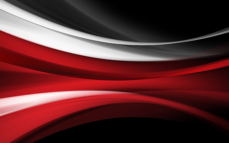 red and white abstract painting, digital art, vector art, red, stripes, abstract, HD wallpaper