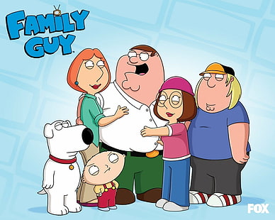 Acara TV, Family Guy, Brian Griffin, Chris Griffin, Lois Griffin, Meg Griffin, Peter Griffin, Stewie Griffin, Wallpaper HD HD wallpaper
