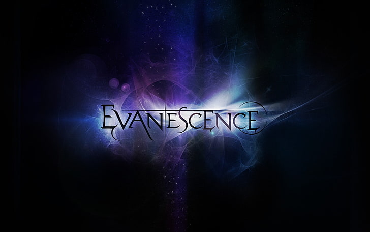 Evanescence, Имя, Графика, Шрифт, Фон, HD обои
