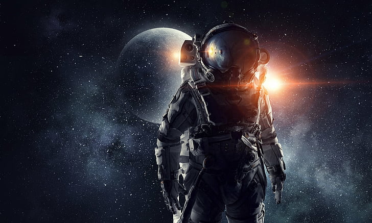 Ciencia ficción, astronauta, Fondo de pantalla HD | Wallpaperbetter