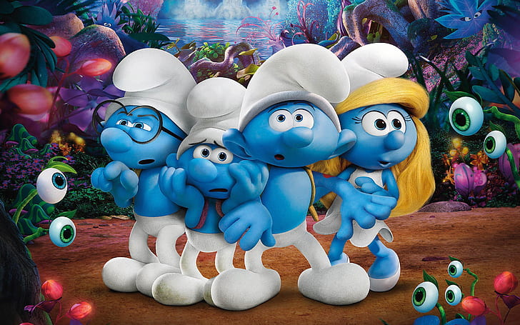 smurfs: the lost village, animation, sony, Movies, HD wallpaper