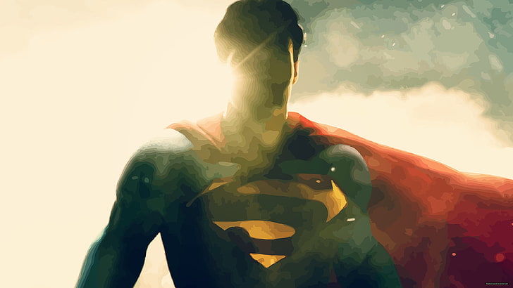 DC Comics, Superman, Superhjältar, 4K, HD tapet