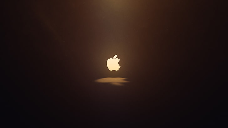 Apple 로고, Apple Inc., 로고, 미니멀리즘, 삽화, HD 배경 화면