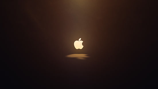 Logotipo da Apple, Apple Inc., logotipo, minimalismo, trabalho artístico, HD papel de parede HD wallpaper