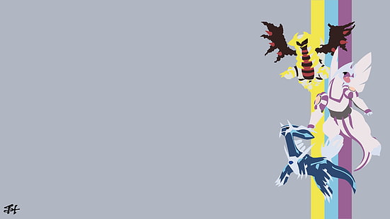 Pokémon, Dialga (Pokémon), Giratina (Pokémon), Palkia (Pokémon), Tapety HD HD wallpaper