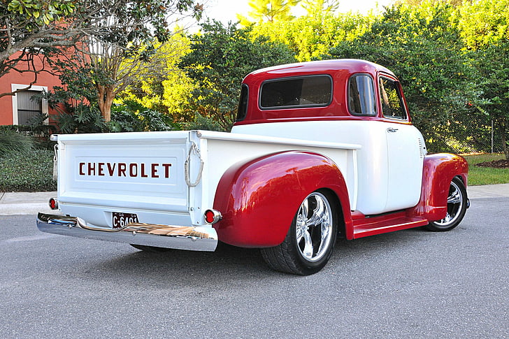 1954, 3100, chevrolet, modified, pickup, truck, HD wallpaper