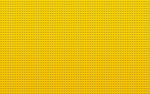 dots, lego, textures, yellow, HD wallpaper HD wallpaper