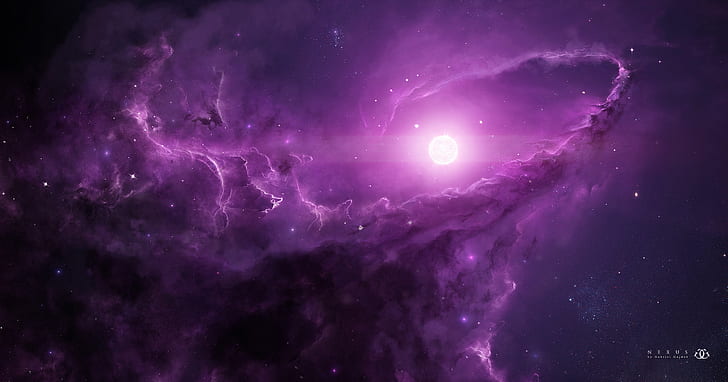 Sci Fi, Nebula, Purple, Space, HD tapet