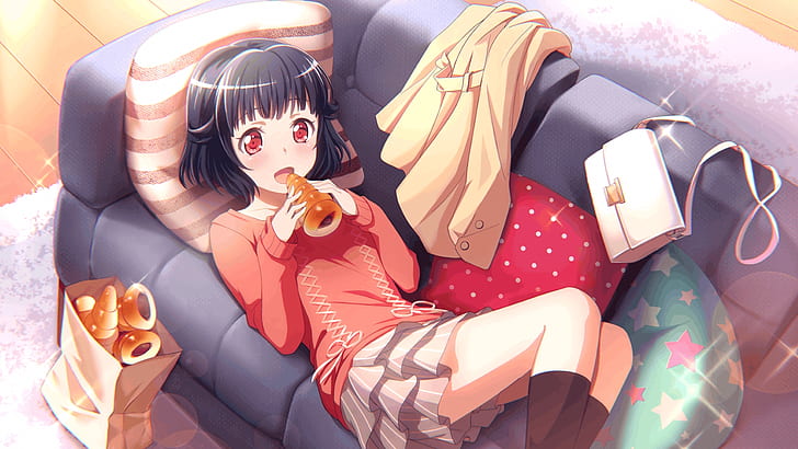 Anime, BanG Dream !, Rimi Ushigome, Tapety HD