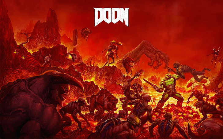 لعبة Doom خلفية ، Doom (لعبة)، خلفية HD
