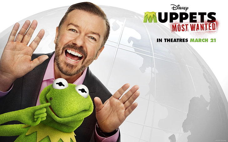 Disney Muppets Kermit the Frog, muppets più ricercati, dominic badguy, 2014, Sfondo HD