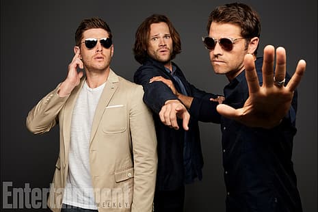 la serie, Dean, Supernatural, Sam, Castiel, Sfondo HD HD wallpaper