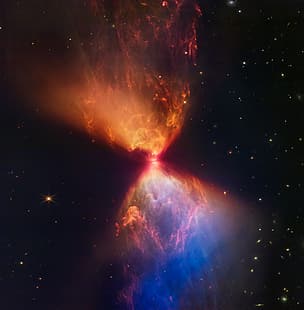 Космический телескоп Джеймса Уэбба, космос, звезды, галактика, L1527 IRS, протозвезда, HD обои HD wallpaper