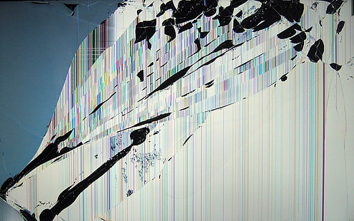 cracked screen, HD wallpaper HD wallpaper