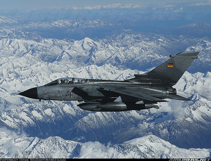 Panavia Tornado, airplane, aircraft, sky, jet fighter, Bundeswehr, Luftwaffe, vehicle, military aircraft, HD wallpaper