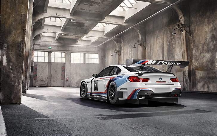 white BMW coupe, BMW, race cars, car, vehicle, HD wallpaper